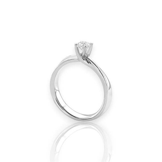 Anillo Giorgio Visconti Mujer in Oro blanco Diamante 0.25 Ct AB15555E - AB15555E